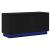 Cabinet TV cu LED Stejar negru 100 x 38 x 49 cm Lemn compozit GartenMobel Dekor