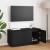 Cabinet TV cu LED Stejar negru 100 x 38 x 49 cm Lemn compozit GartenMobel Dekor