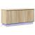 Cabinet TV cu LED Stejar sonoma 100 x 38 x 49 cm Lemn compozit GartenMobel Dekor