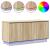Cabinet TV cu LED Stejar sonoma 100 x 38 x 49 cm Lemn compozit GartenMobel Dekor