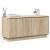 Cabinet TV cu LED Stejar sonoma 100 x 38 x 49 cm Lemn compozit GartenMobel Dekor