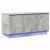 Cabinet TV cu LED Gri beton 100 x 38 x 49 cm Lemn compozit GartenMobel Dekor