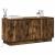 Cabinet TV cu LED Stejar afumat 100 x 38 x 49 cm Lemn compozit GartenMobel Dekor