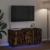 Cabinet TV cu LED Stejar afumat 100 x 38 x 49 cm Lemn compozit GartenMobel Dekor