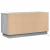 Cabinet TV cu LED sonoma gri 100 x 38 x 49 cm Lemn compozit GartenMobel Dekor
