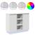 Bufet cu lumini cu bandă LED Alb 90 x 32 x 75 cm Lemn compozit GartenMobel Dekor