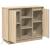Bufet cu raft Stejar Sonoma 90 x 32 x 75 cm Lemn compozit GartenMobel Dekor