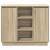 Bufet cu raft Stejar Sonoma 90 x 32 x 75 cm Lemn compozit GartenMobel Dekor