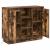 Bufet cu raft Stejar fumuriu 90 x 32 x 75 cm Lemn compozit GartenMobel Dekor