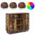 Bufet cu raft Stejar fumuriu 90 x 32 x 75 cm Lemn compozit GartenMobel Dekor