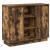 Bufet cu raft Stejar fumuriu 90 x 32 x 75 cm Lemn compozit GartenMobel Dekor