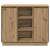 Bufet cu raft Stejar Artizanal 90 x 32 x 75 cm Lemn compozit GartenMobel Dekor