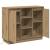 Bufet cu raft Stejar Artizanal 90 x 32 x 75 cm Lemn compozit GartenMobel Dekor