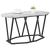 Masă de Cafea Gri 80 x 40 x 40.5 cm Lemn aranjat și metal GartenMobel Dekor