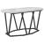 Masă de Cafea Gri 80 x 40 x 40.5 cm Lemn aranjat și metal GartenMobel Dekor
