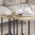 Set măsuțe laterale 2 pcs Stejar Sonoma și Negru GartenMobel Dekor