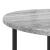 Set măsuțe laterale 2 pcs Gri sonoma și Negru 50 x 50 x 50 cm GartenMobel Dekor