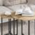 Set măsuțe laterale 2 pcs Stejar Artisan și Negru GartenMobel Dekor