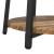 Set măsuțe laterale 2 pcs Lemn vechi și Negru 50 x 50 x 51 cm GartenMobel Dekor