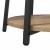 Set măsuțe laterale cu raft 2 pcs Stejar Artisan și Negru GartenMobel Dekor