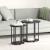 Set măsuțe laterale 2 pcs Stejar negru 50 x 50 x 50.5 cm GartenMobel Dekor