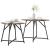 Set măsuțe laterale 2 pcs Stejar afumat și Negru GartenMobel Dekor