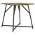 Set măsuțe laterale 2 pcs Lemn vechi și Negru 50 x 50 x 50 cm GartenMobel Dekor