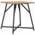 Set măsuțe laterale 2 pcs Stejar Artisan și Negru GartenMobel Dekor