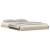 Cadru de pat de podea natural 160 x 220 cm Lemn masiv de pin GartenMobel Dekor