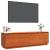 Cabinet TV Maro 156 x 37 x 45 cm Lemn masiv de pin GartenMobel Dekor