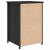 Cabinet de Noptieră cu sertar Stejar negru 40 x 36 x 60 cm GartenMobel Dekor