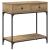 Masă de consolă cu sertar stejar artizanal 75 x 34.5 x 75 cm GartenMobel Dekor