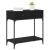 Masă de consolă Stejar negru 75 x 34.5 x 75 cm Lemn compozit GartenMobel Dekor
