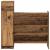Dulap pentru pantofi cu sertar Lemn vechi 100.5 x 28 x 100 cm GartenMobel Dekor