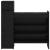 Dulap pentru pantofi cu sertar Stejar negru 100.5 x 28 x 100 cm GartenMobel Dekor