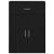 Bufet cu sertar Stejar negru 79 x 38 x 80 cm Lemn compozit GartenMobel Dekor
