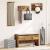 Set mobilier hol Lemn vechi 90 x 31 x 46.5 cm Lemn compozit GartenMobel Dekor