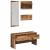 Set mobilier hol Lemn vechi 90 x 31 x 46.5 cm Lemn compozit GartenMobel Dekor
