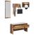 Set mobilier hol Lemn vechi 90 x 31 x 46.5 cm Lemn compozit GartenMobel Dekor