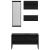 Set mobilier hol cu sertar 4 pcs Lemn Vechi 90 x 31 x 46.5 cm GartenMobel Dekor
