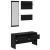 Set mobilier hol cu sertar 4 pcs Lemn Vechi 90 x 31 x 46.5 cm GartenMobel Dekor