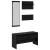 Set mobilier hol cu sertar 4 pcs Lemn Vechi 90 x 31 x 46.5 cm GartenMobel Dekor