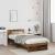 Cadru de pat cu headboard Lemn vechi 90 x 200 cm Lemn compozit GartenMobel Dekor