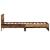 Cadru de pat cu headboard Lemn vechi 90 x 200 cm Lemn compozit GartenMobel Dekor