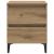 Dulap de noapte 2 pcs stejar artizanal 40 x 35 x 50 cm GartenMobel Dekor