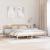 Cadru de pat cu headboard Maro 200 x 200 cm Lemn masiv de pin GartenMobel Dekor