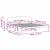 Cadru de pat cu headboard Alb 200 x 200 cm Lemn masiv de pin GartenMobel Dekor