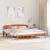 Cadru de pat cu headboard Maro 180 x 200 cm Lemn masiv de pin GartenMobel Dekor