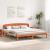 Cadru de pat cu headboard Maro 180 x 200 cm Lemn masiv de pin GartenMobel Dekor