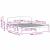 Cadru de pat cu headboard Maro 180 x 200 cm Lemn masiv de pin GartenMobel Dekor